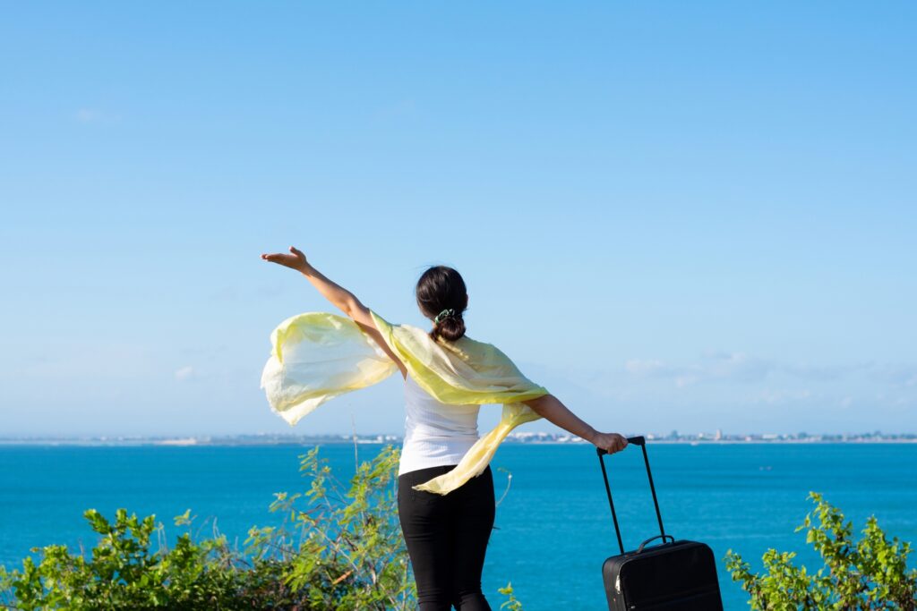 旅する女性